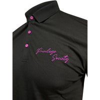 PS Script Polo Shirt , Black/Purple