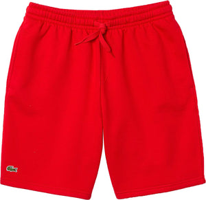 Men's Lacoste Sport Tennis Fleece Shorts, Red - Krush Clothing