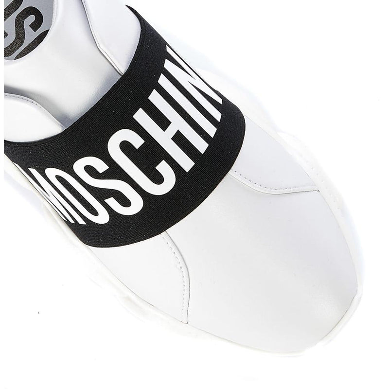 Women's Moschino Leather Teddy Sneakers - Krush Clothing