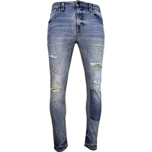 Men's Stitch Work  Skinny Jean - Krush Clothing