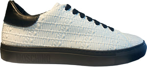 Men's Moschino Embroidered Lace-Up Sneakers - Krush Clothing