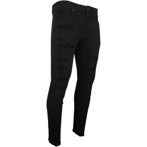 Men's Ross Fit, Ripped Jeans - Krush Clothing