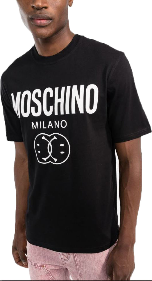 Men's Moschino Smiley Logo Print T-shirt - Krush Clothing