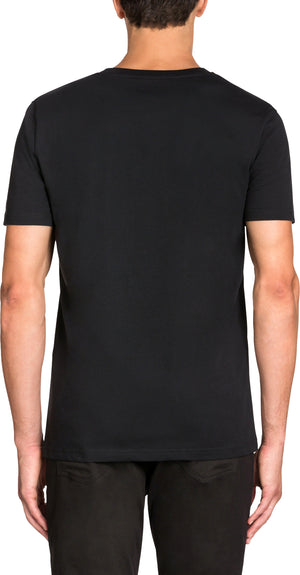Men's Moschino Logo Print T-shirt, Black - Krush Clothing