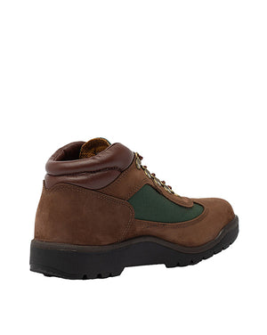 Junior's Field Boots Waterproof Leather And Fabric Mid Boot